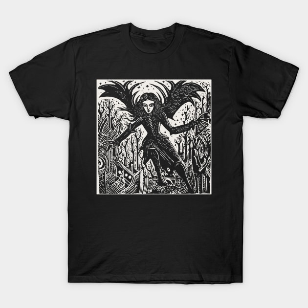 Goth succubus T-Shirt by tatadonets